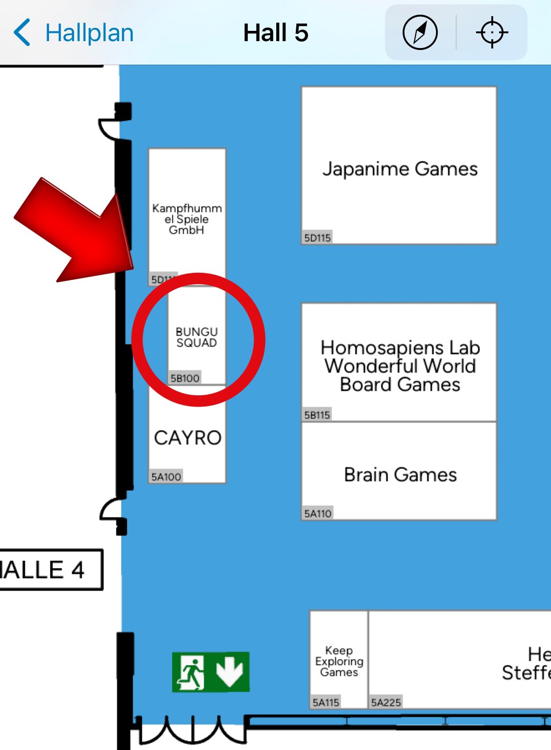 Booth Location